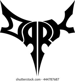 sign logo dark