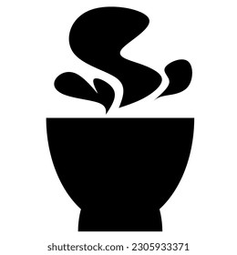Sign logo symbol of coffe cup mug glass
