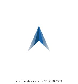 Up sign logotype, icon, vector illustration