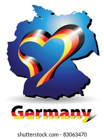 sign: i love Germany