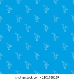 Sign medicine pattern vector seamless blue repeat for any use