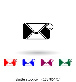 sign of the message multi color icon. Elements of university life set. Simple icon for websites, web design, mobile app, info graphics