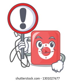 With sign mp3 player in the cartoon shape