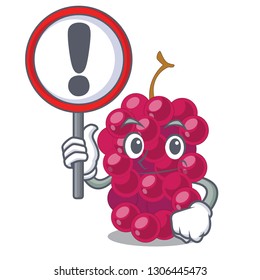 With sign mulberry fruit on a cartoon table