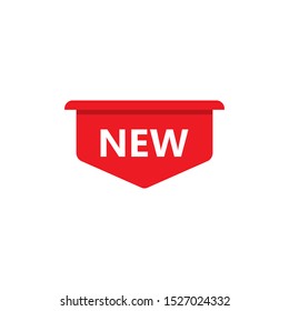 sign of new, banner vector concept illustration design 