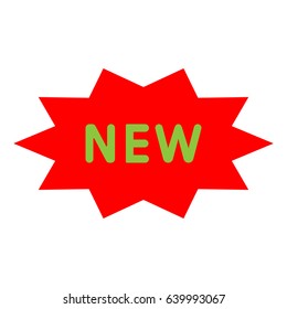 Sign new icon .