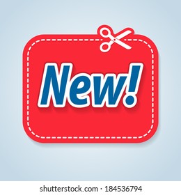 Sign New. Vector eps 10.