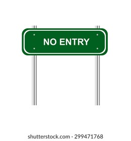 Sign no entry