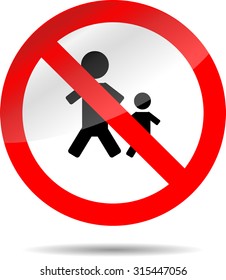 No Children Symbol Images, Stock Photos & Vectors | Shutterstock