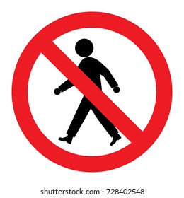 sign Not prohibition