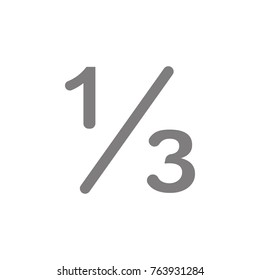 Sign Numbers three in one icon. Web element. Premium quality graphic design. Signs symbols collection, simple icon for websites, web design, mobile app, info graphics on white background