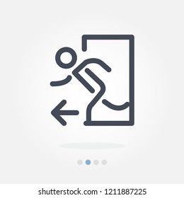 sign off vector icon
