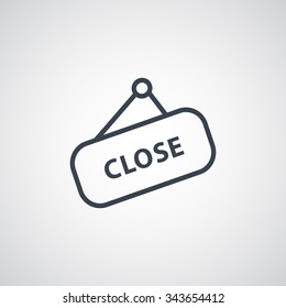 sign off, Web icon.