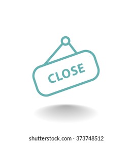 sign off, Web icon.