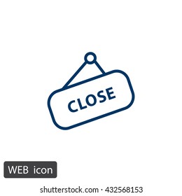 sign off, Web icon