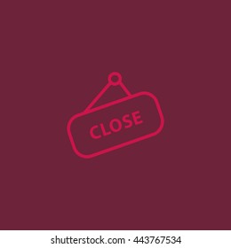 sign off, Web icon