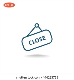 sign off, Web icon