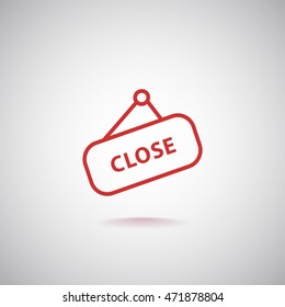 sign off, Web icon.