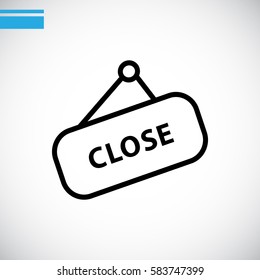 sign off, Web icon.