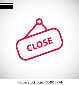 sign off, Web icon.