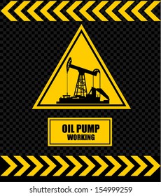 sign of an oil pump, sign 