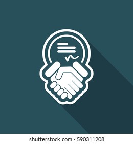 Sign on agreement document