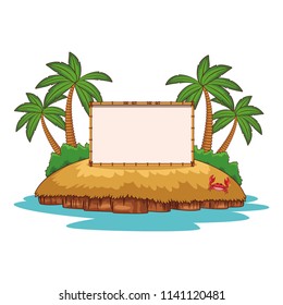 Sign on the beach