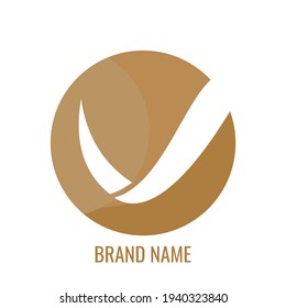 sign on circle logo or icon. EPS 10