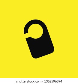 sign on the door icon vector