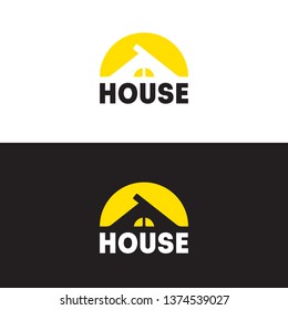 sign on the theme of the construction of a modern house, country house, cottage