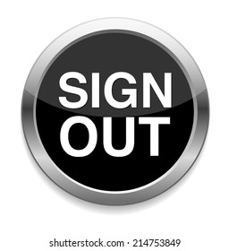 sign out button