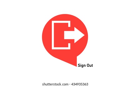 Sign Out icon - Powered by Shutterstock - Get 15% off with code: PIKWIZARD15