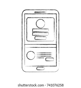 sign in page on smartphone screen account shopping online concept
