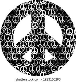 Sign Peace With Peace Sign Pattern