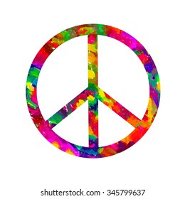 sign of peace. Vector