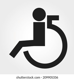 sign for people with disabilities