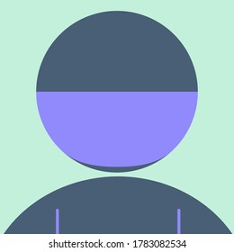 Sign people wear or use mask, must wear mask, sign attention, icon people