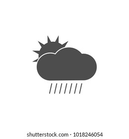 sign periodic rain icon. Elements of web icon. Premium quality graphic design icon. Signs and symbols collection icon for websites, web design, mobile app on white background