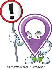 With sign pin location in the a maps