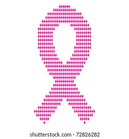 sign - Pink Ribbon - Breast Cancer