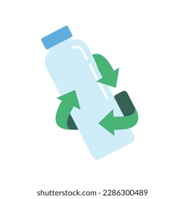 Sign of plastic recycle, Recycle eco green symbol, recycling symbol, Green eco friendly label. 