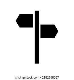 sign post icon or logo isolated sign symbol vector illustration - high quality black style vector icons
