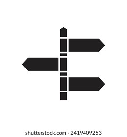 Icono de publicación de firmas. Símbolo de señal de carretera, ilustración vectorial