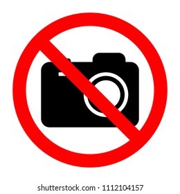 Universal No Photography Sign Stock Photo (Edit Now) 1884966