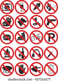 sign prohibiting