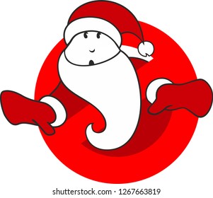 Sign prohibiting entry to santa claus