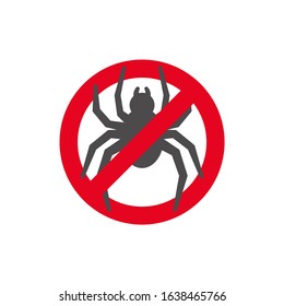 The sign is protected from insects.Vector illustration.