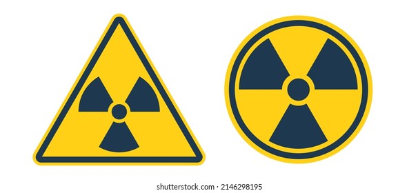 Sign Of Radiation. Chemical Weapons Symbol.