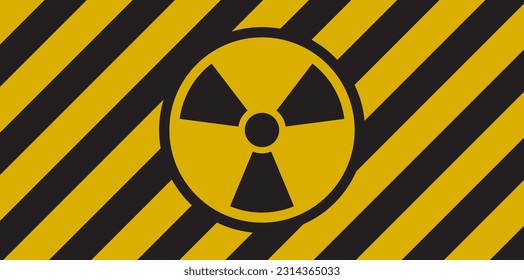 Sign, Radiation, Radiation sign, Danger, Danger, Radiation vector eps 