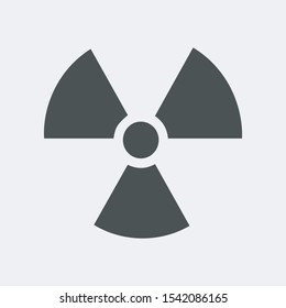 sign of radiation. vector illustration
